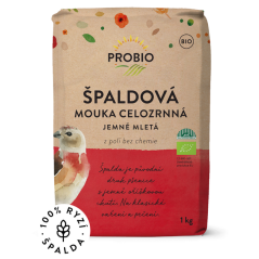 Mouka špaldová celozrnná jemně mletá BIO 1 kg