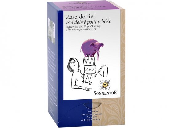 Pro dobrý pocit v břiše bylinný čaj BIO 27 g