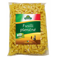 Těstoviny Fusilli pšeničné bílé BIO 500 g