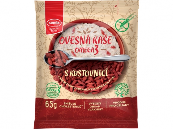 Ovesná kaše s kustovnicí bez lepku 65g, SEMIX